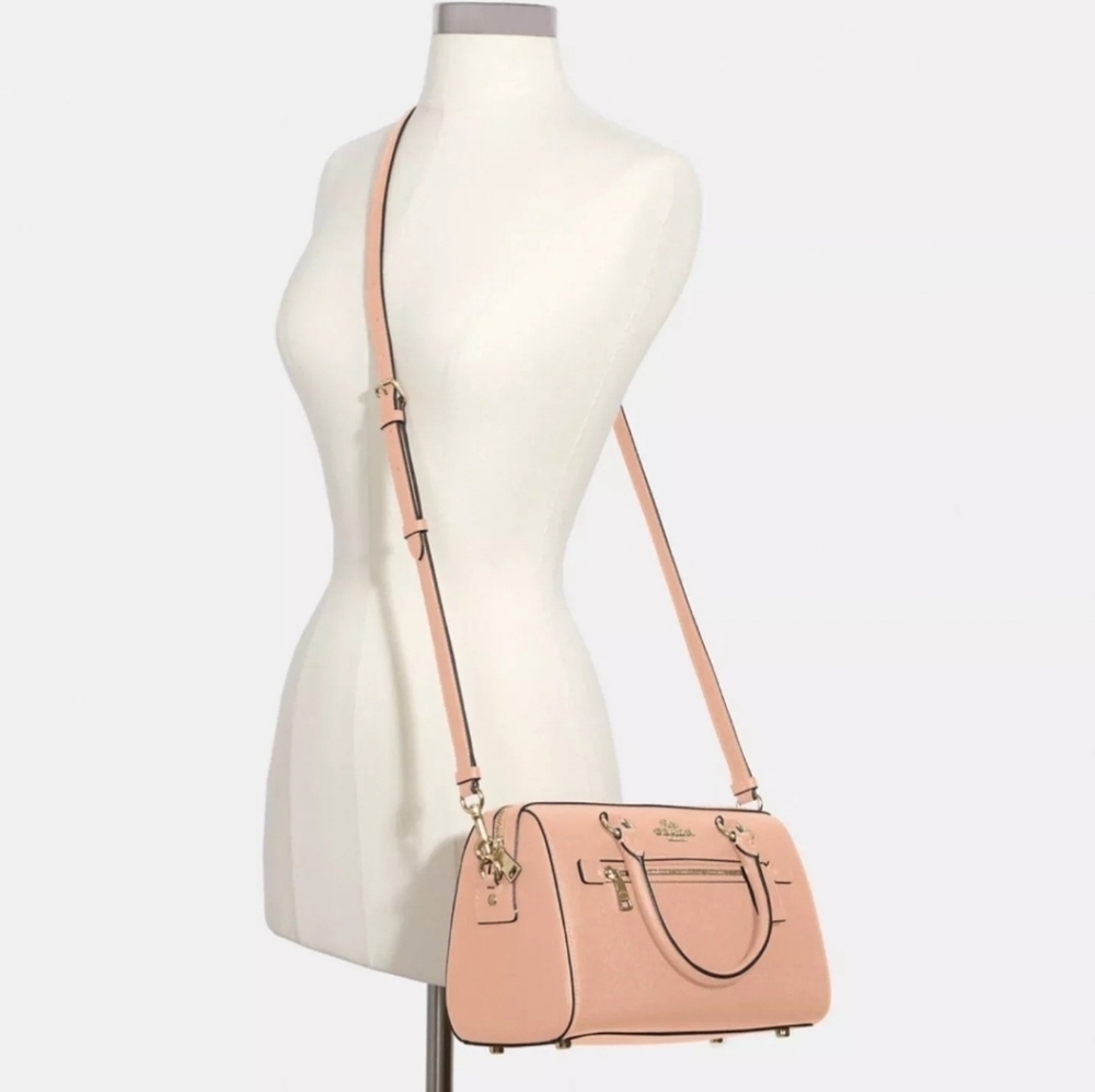 💛🔹️COACH🔹️ Women's Leather Rowan Satchel Handbag Color:  Faded Blush  NWOT - Picture 5 of 11
